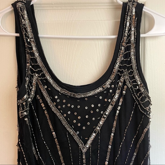 Angie Black Sequin Dress - Picture 2 of 3